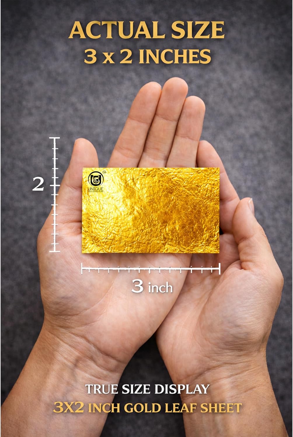 22K Gold Leaf Sheets (3 x 5) Inch for Cake Decoration, Desserts, Pastries, Chocolates, Facial Spa & DIY Crafts(3 x 5) (25)