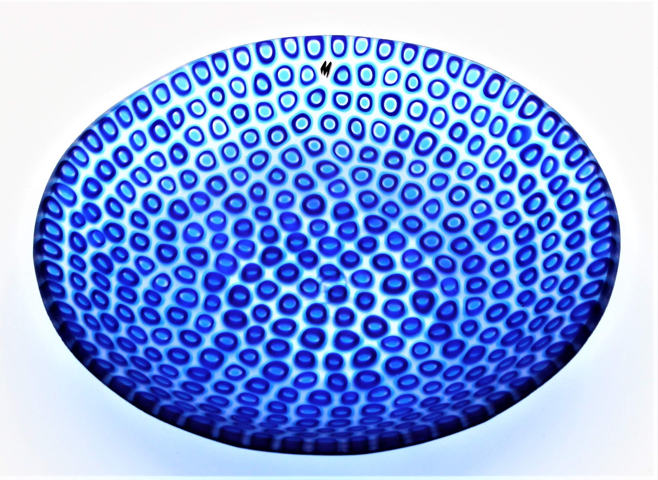 Plato de Murano coleccionable Moretti de 13cm regalo exclusivo