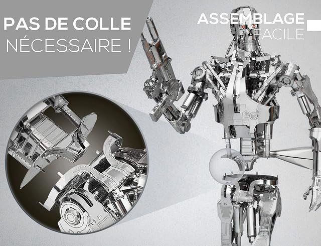 Foto 4 de 7 de Metal Earth Puzzle 3D Terminator T-800. Rompecabezas De Metal De Terminator. Maquetas Para Construir…