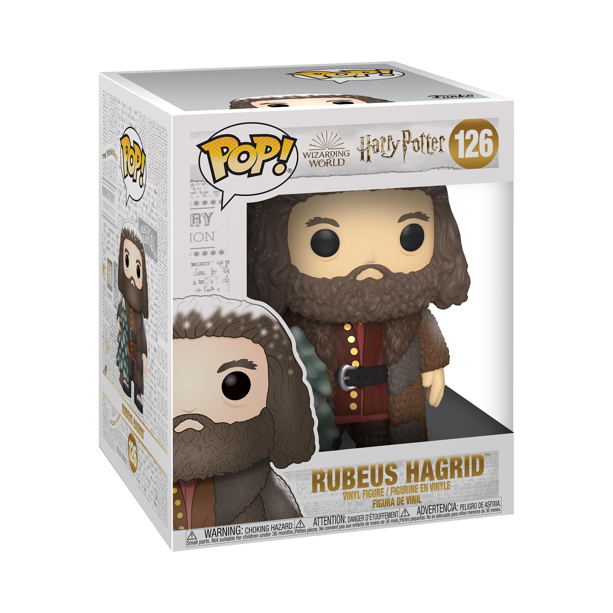 Funko Pop! Harry Potter: Holiday - 6' Rubeus Hagrid - Figura de Vinilo Coleccionable - Idea de Regalo- Mercancia Oficial - Juguetes para Niños y Adultos - Movies Fans