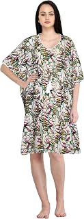 MEVE 100% Cotton Kaftan for Women (one Size fits All) Multicolour Price In India