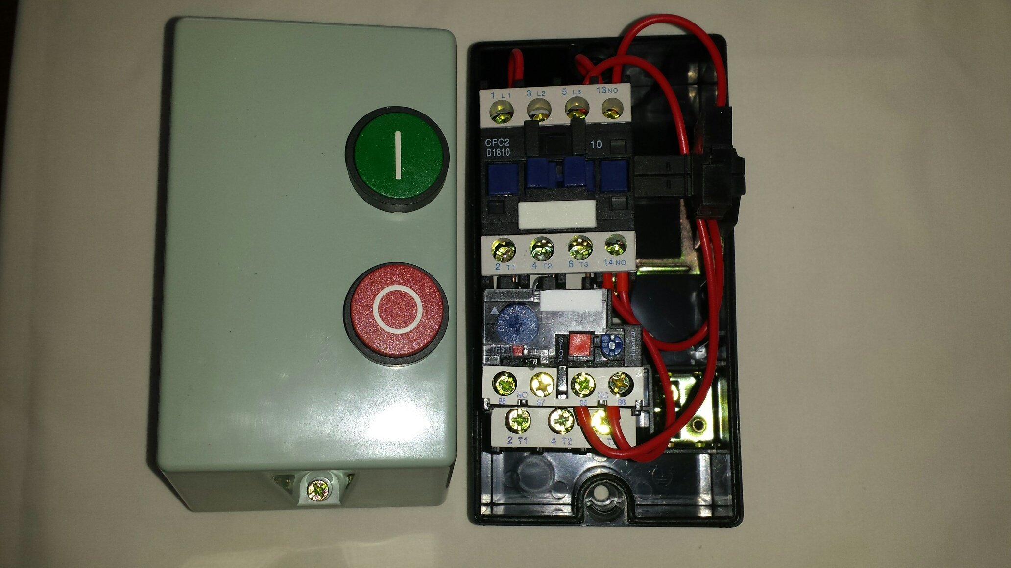 JFK DOL Starter for electric motor 240 volt with overload 12 to 18 amp IP65