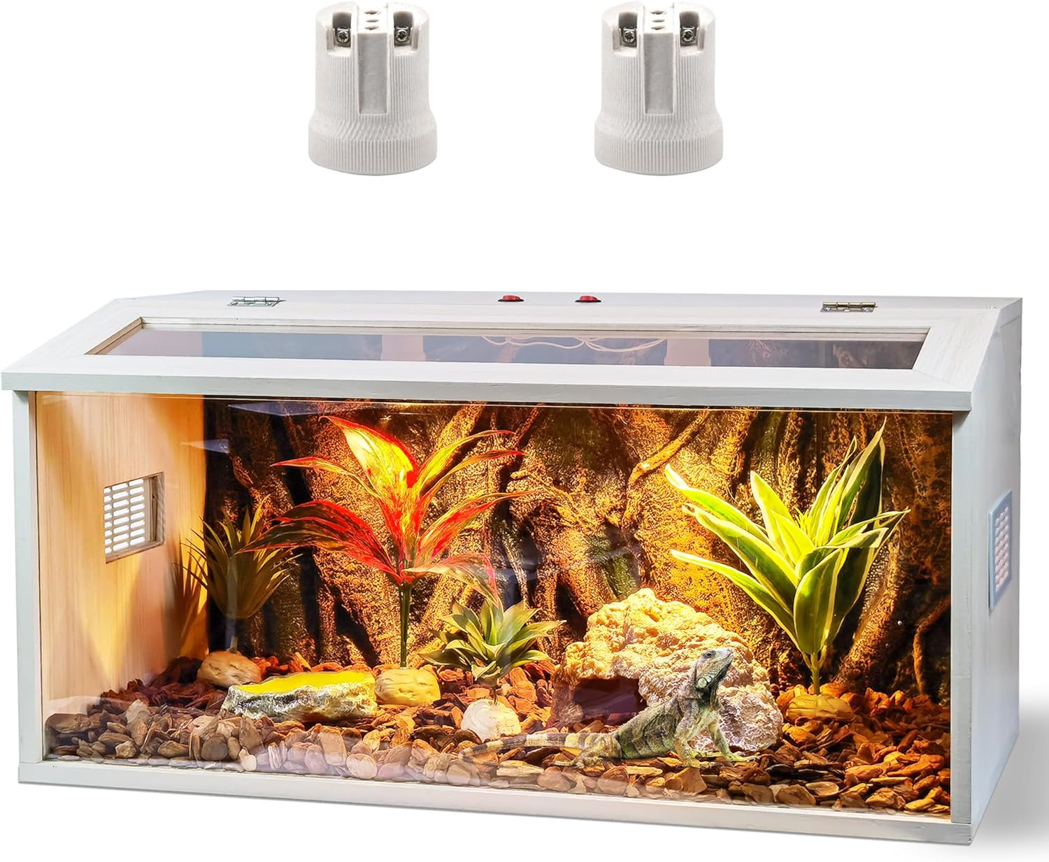 Prolee Bearded Dragon Tank 30 Gallon, Reptile Enclosure