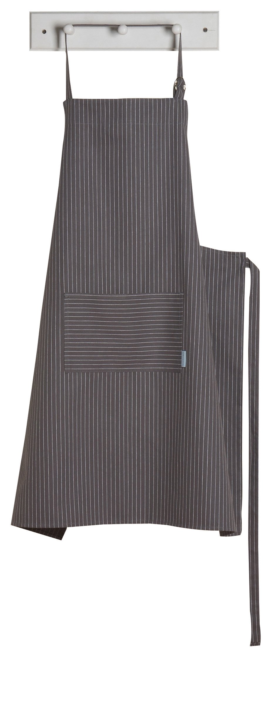 Now DesignsNow Designs Oversized Mightly Apron, Pinstripe Granite Gray W38 x L38 inches,One Size,2508963aa
