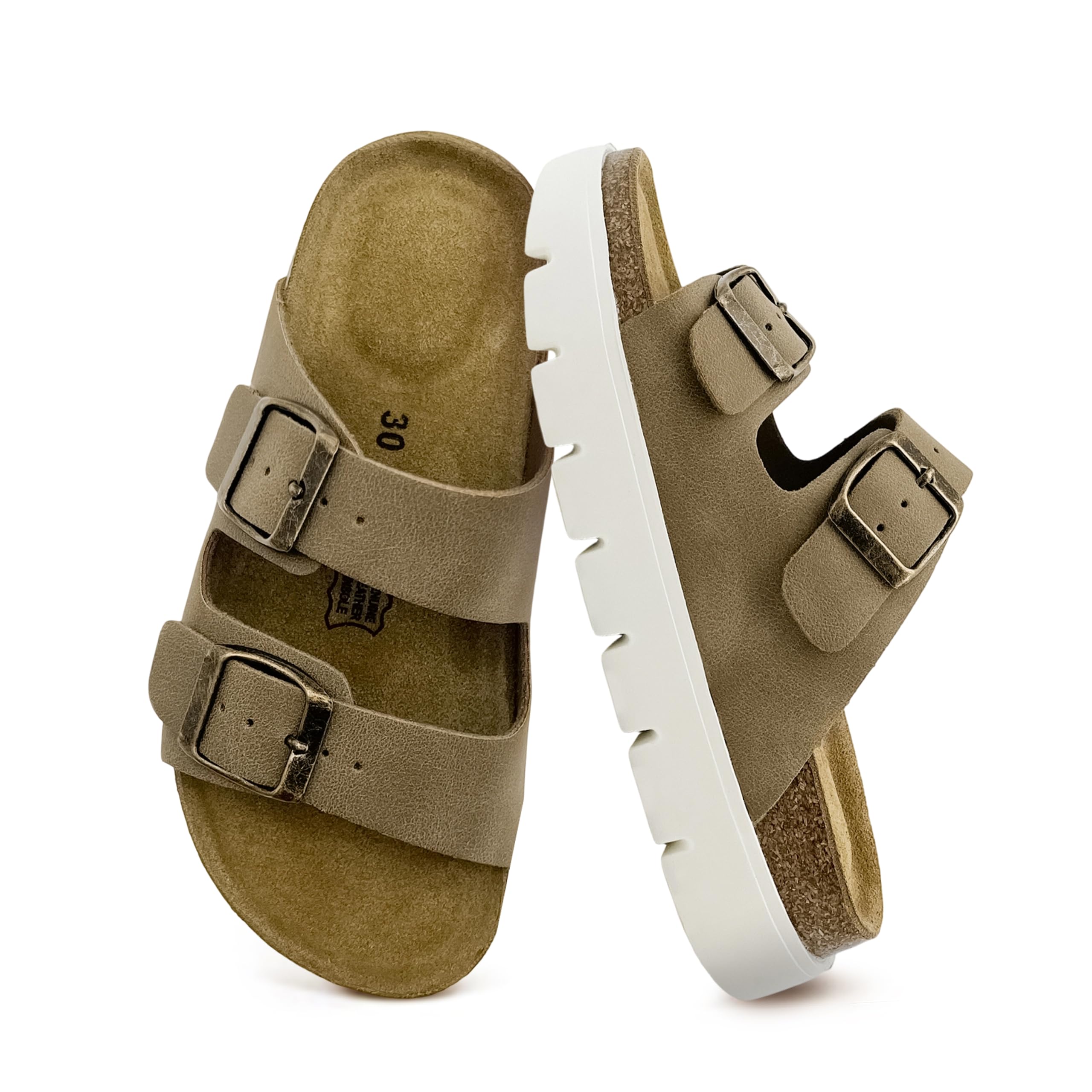 Bambini Sandali In sughero Ragazzi Ragazze Mules