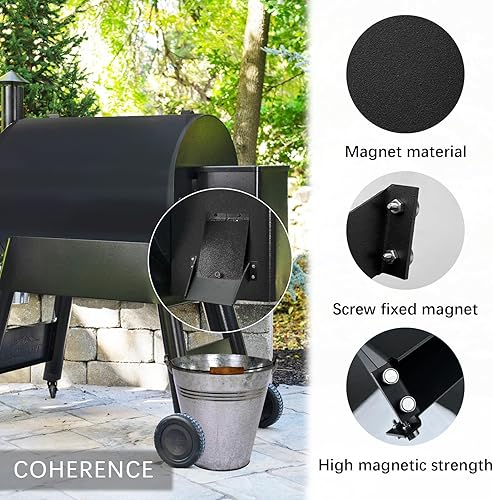 Miniatura 7 de Sirozi Conducto auxiliar de pellets para parrilla Traeger, parrillas Traeger Grills Pellets de descarga, accesorios de metal, sin necesidad de