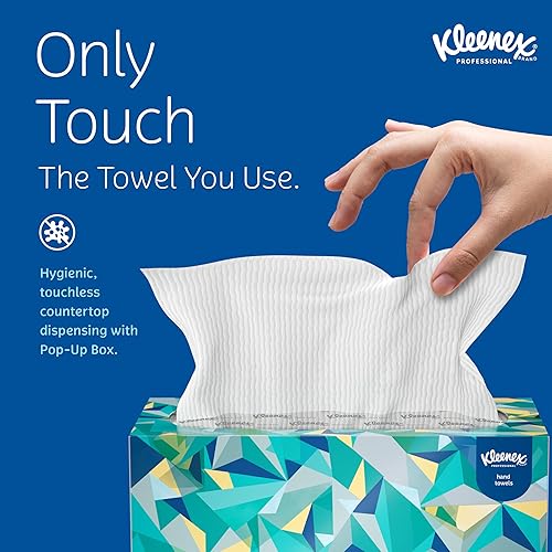 Miniatura 5 de Kleenex, caja despachadora de toallas de mano, de papel, 9 x 10 12, 120 unidades
