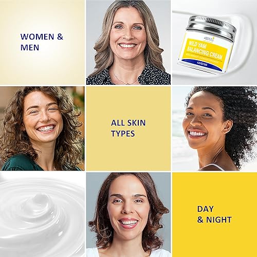 Miniatura 6 de Wild Yam - Crema equilibrante orgánica para el síndrome premenstrual y la menopausia, crema equilibrante natural para mujeres, 3.5 onzas líquidas