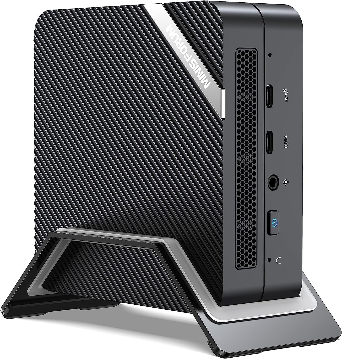 MINISFORUM UM750L Slim Mini PC, minicomputadora AMD Ryzen 5 7545U (6C/12T, hasta 4,9 GHz), 16 GB LPDDR5 y 512 GB SSD PCIe 4.0, DP/HDMI/USB4, 4 x USB Tipo A, LAN 2,5G, WIFI6E/BT5.2 — view 12