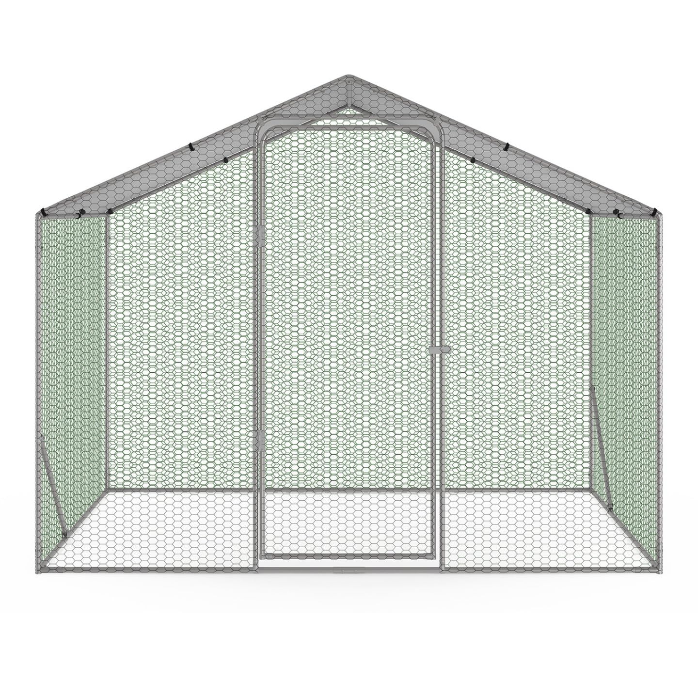 Corral para gallinas de 3 m² Acero galvanizado 2,20x1,4 m