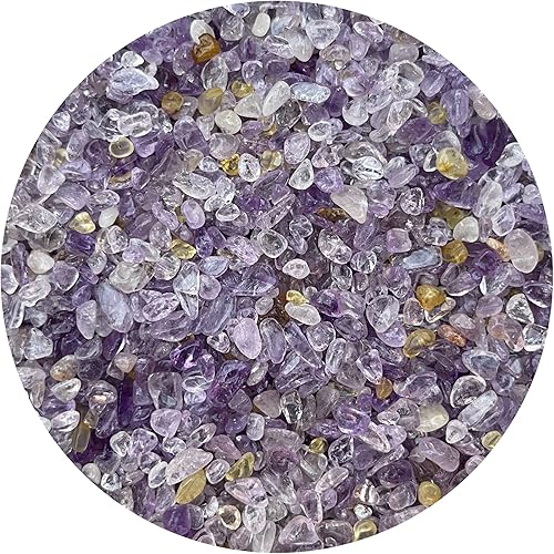 Miniatura 20 de GAF TREASURES Chips de piedras preciosas semidoradas de 0.5 libras, con diseño de ojo de tigre dorado, mini cristales triturados con ojo de tigre