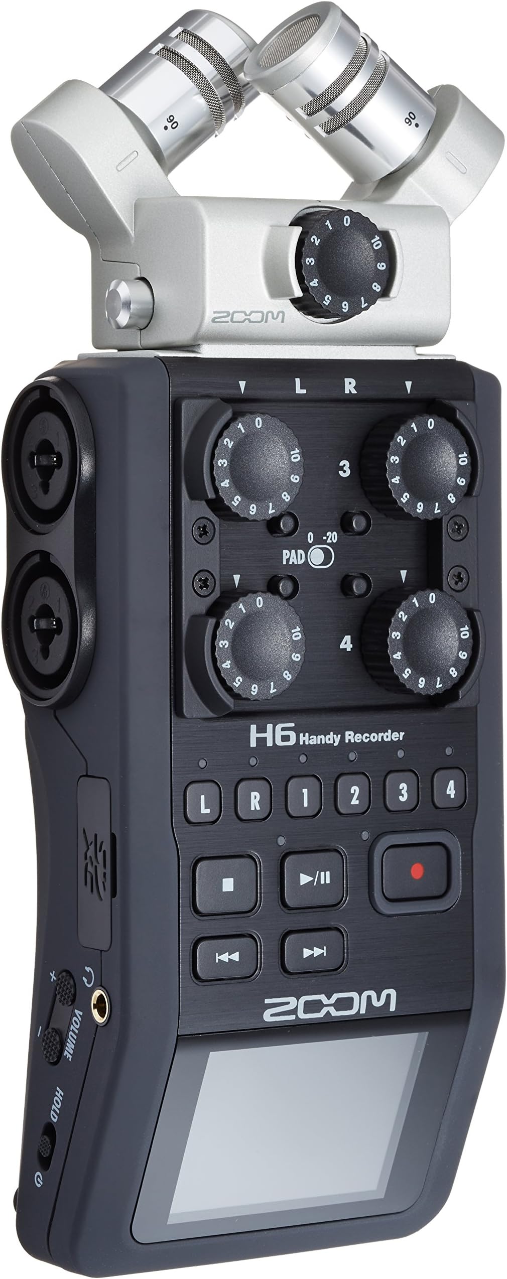 Zoom H6 6 Track Portable Digital Recorder (Black)