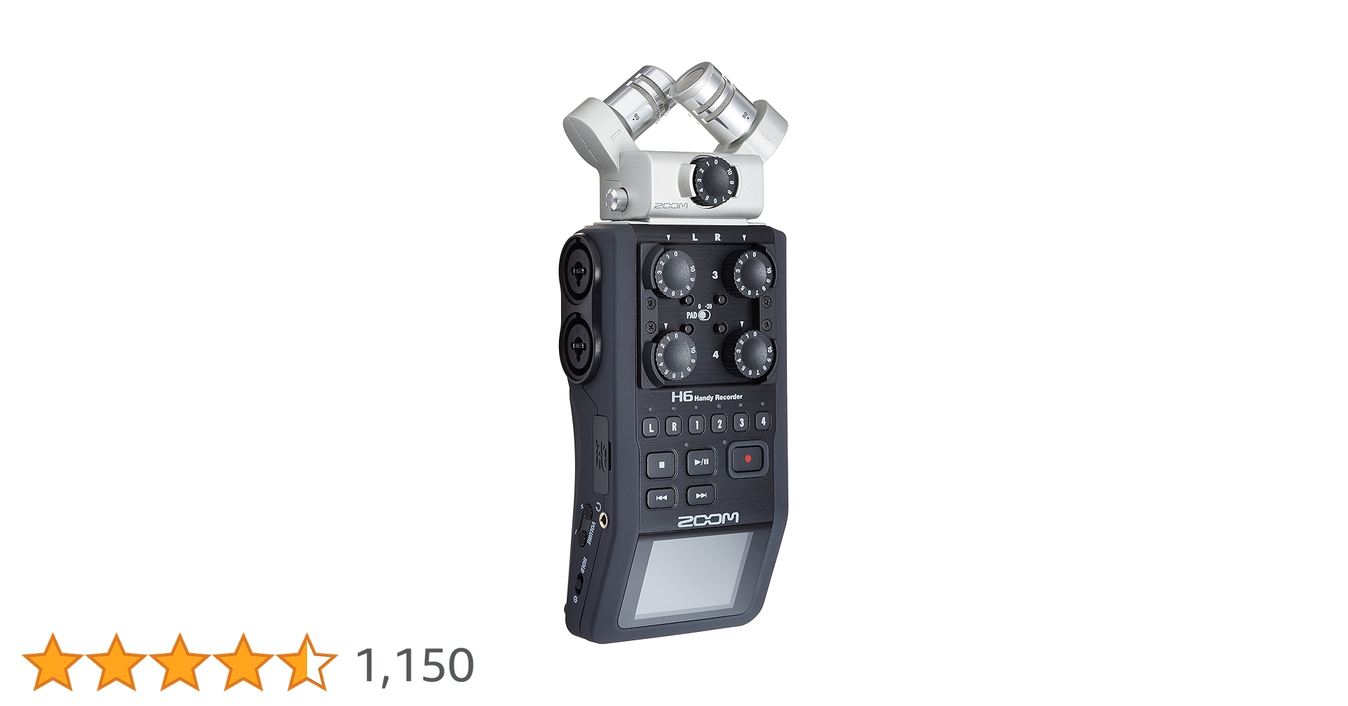 ZOOM H6 リニアPCM/ICハンディレコーダー マイク交換型 Amazon.co.jp: ZOOM ズーム リニアPCM/ICハンディレコーダー