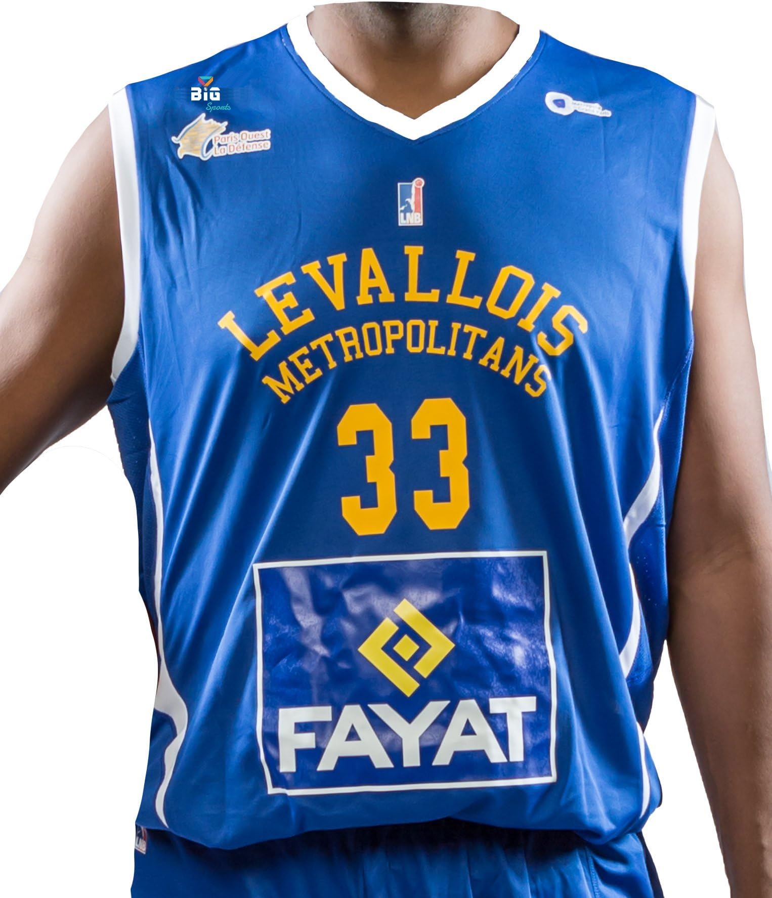Bigsport Men's Boris Diaw 2017-2018 Basketball Jersey