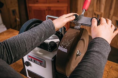 Miniatura 2 de JET Muela abrasiva de óxido de aluminio de 10 pulgadas, grano 220, para sacapuntas húmedas JWS-10 (727022)