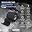 Hampton Adams | As Seen on Shark Tank | Self Adhesive Bandage Wrap (14-Pack) | 15ft | Pet Safe | Breathable Athletic Elastic Cohesive Bandage for Sports Injury Ankle Knee Wrist sprains (Black)