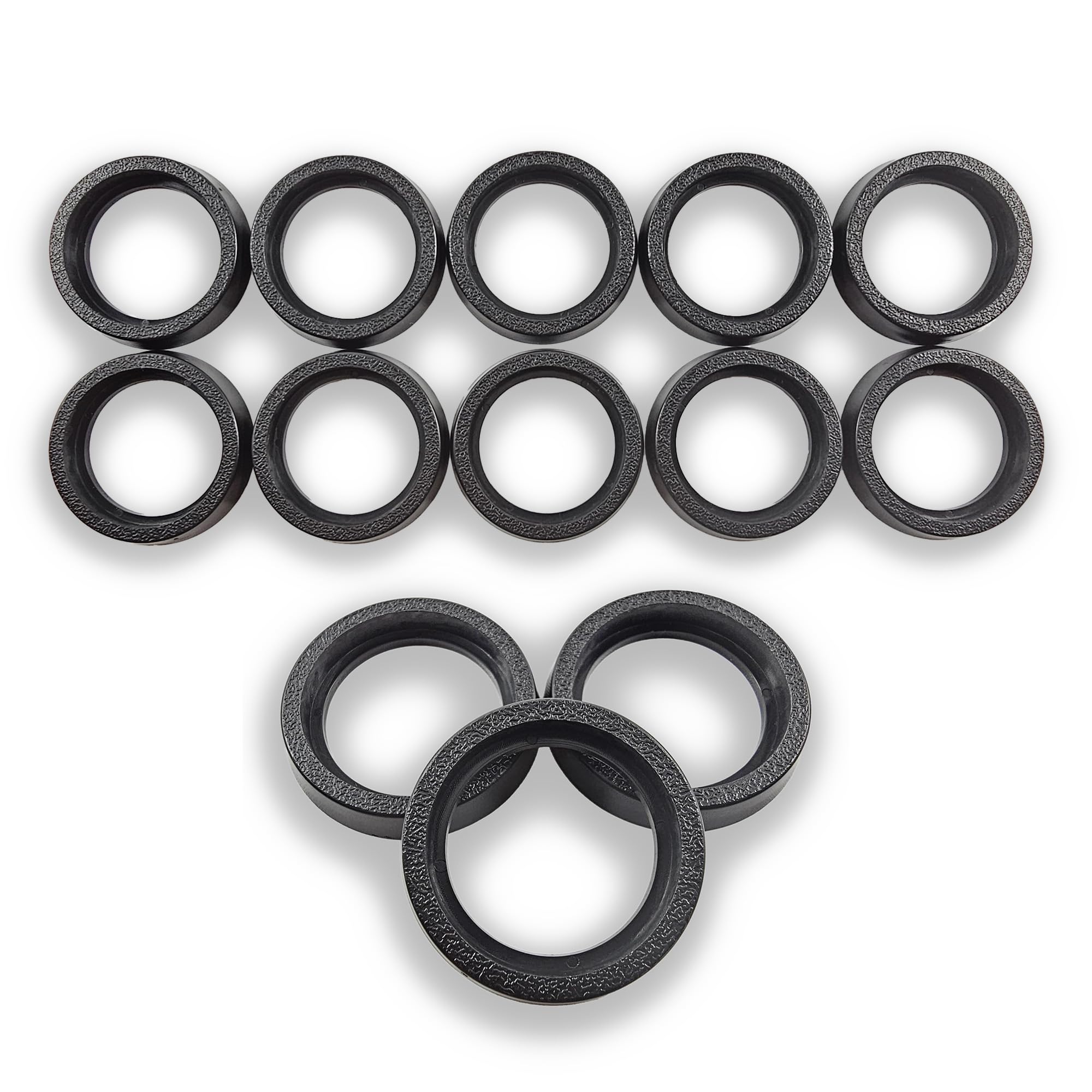 Hobby Heaven 25 to 32mm Round Bases Size Converters For Warhammer Bases - Black Miniature Bases Converters for Wargaming Miniatures Figures - Model Painting Wargame Miniatures (10 pcs)