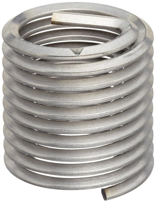 Powercoil 3520 Series Threaded Insert, 304 Stainless Steel, Helical, M2