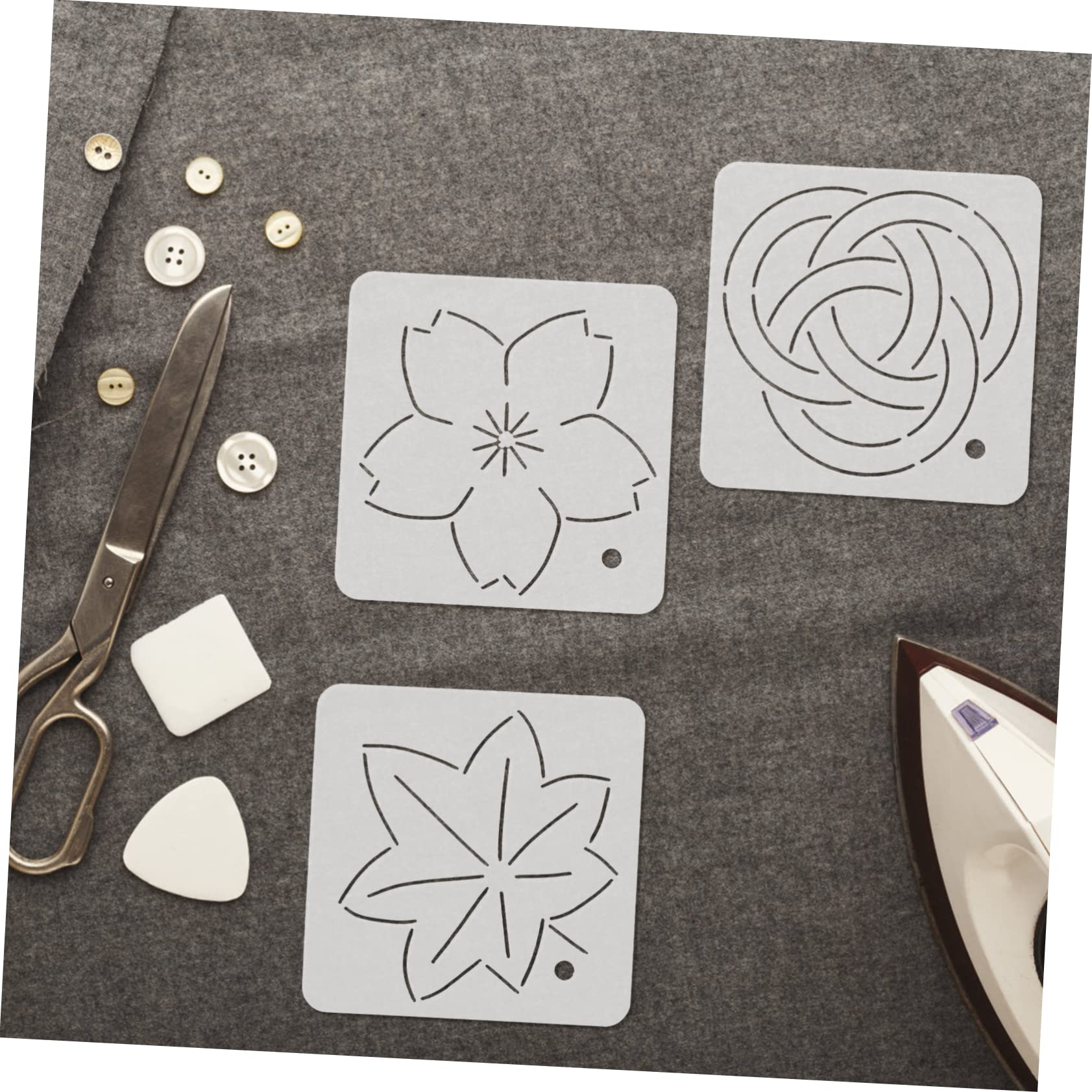 Tofficu 30stücke Teiliges Acryl Quilting Schablonen Präzise Näh Und Stickvorlagen Für Stoffe Für Quilten Und Bastelprojekte