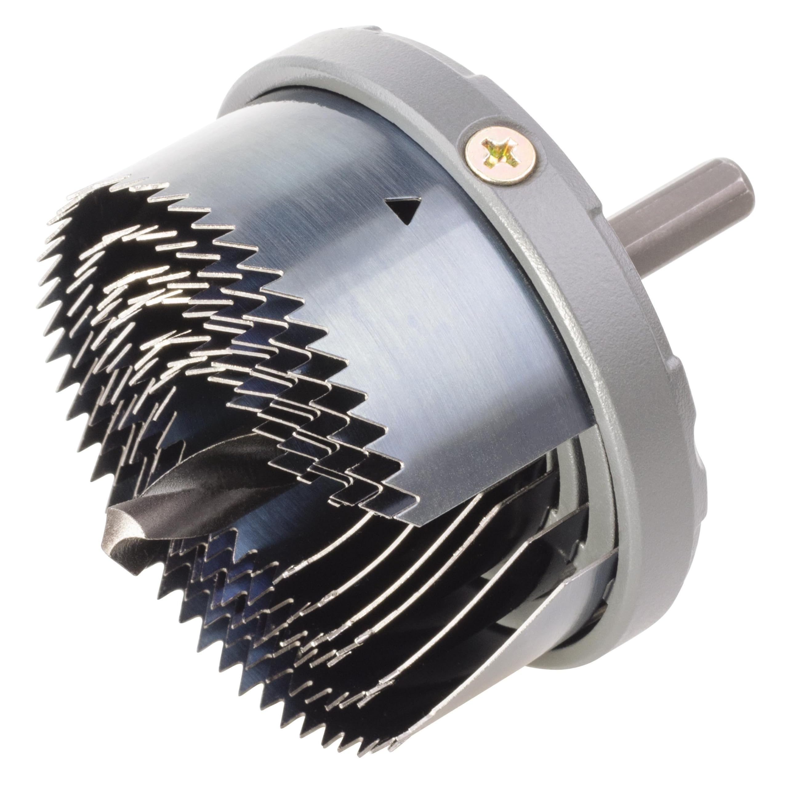 wolfcraft Mehrkranzlochsäge, Ø 25-65 mm, 2165000, Säge mit 6 Schnellwechsel-Einsätzen, Ø 25-65 mm, Schnitttiefe 23 mm - für Holz, Gipskarton und OSB-Platten