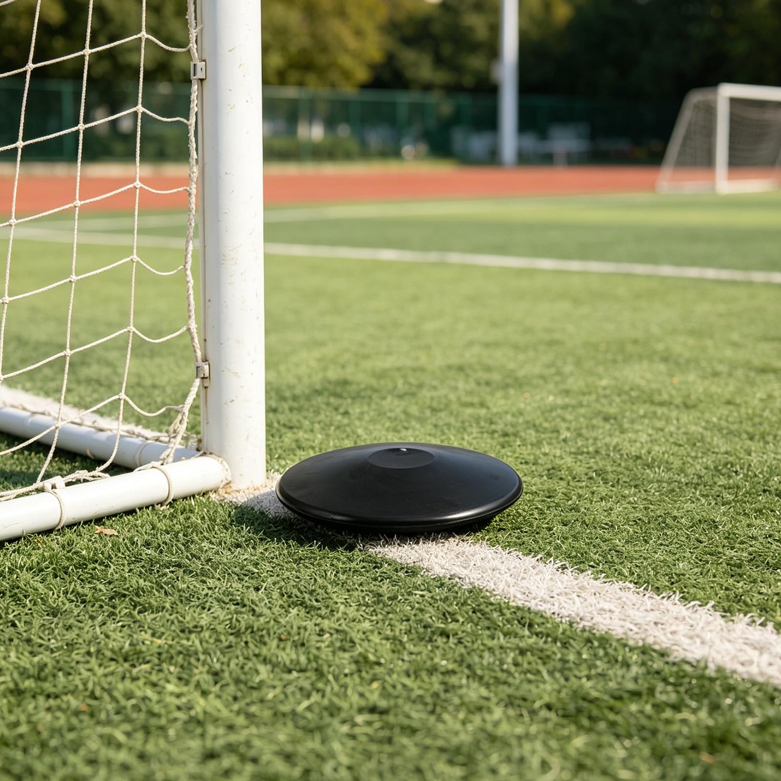 TOYANDONA Disco de Goma para Silencioso Acabado Antideslizante, Peso 1kg, Adecuado para Entrenamiento en Deportes Escolares y Gimnasios