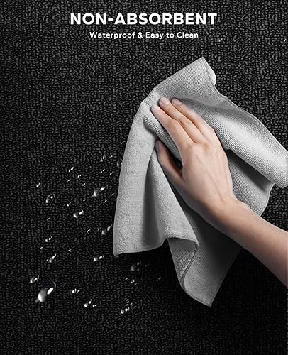 Miniatura 5 de HAPBEAR Alfombrilla de equipo de ejercicio de 2.5 x 53 x 63 x 7 pies, cinta de correr, elíptica, máquina de remo, alfombrilla de bicicleta Peloton