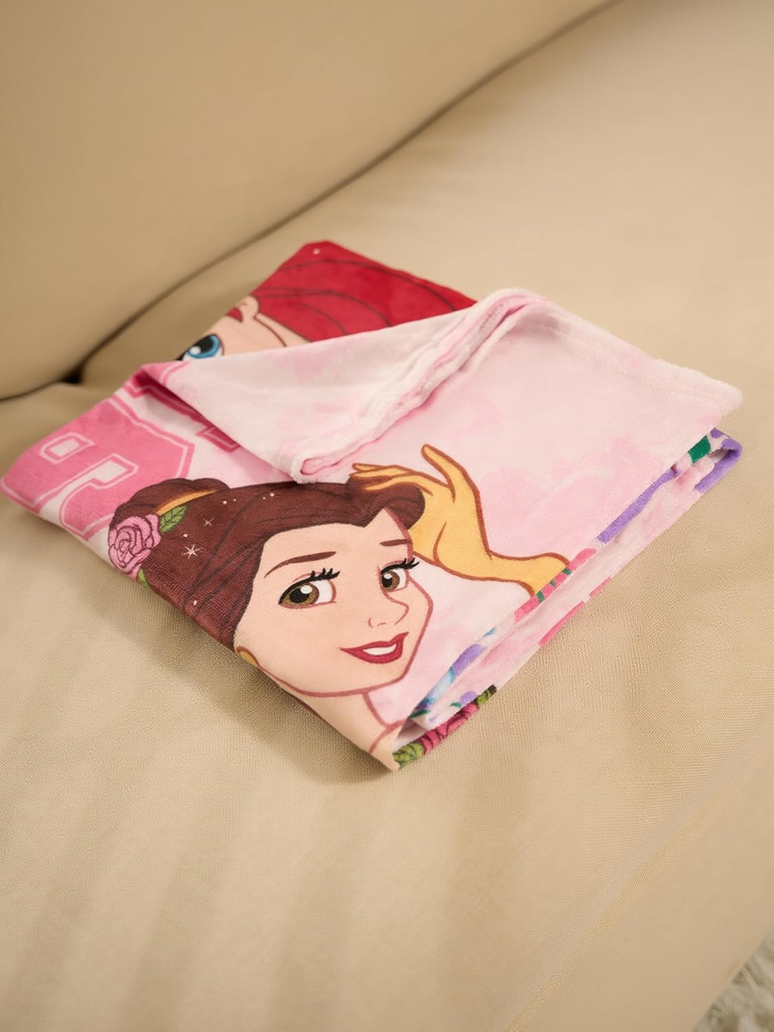 Northwest Disney x WNBA Princesses Throw Blanket Soft Fleece Silk Touch Throw Official Licensed Bedroom & Couch Decor 46" x 60" - Image 7