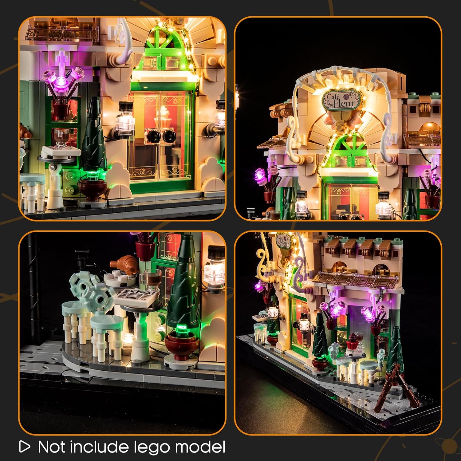 LIGHTAILING Light for Lego-10362 French Café - Led Lighting Kit Compatible with Lego Building Blocks Model - NOT Included The Model Set