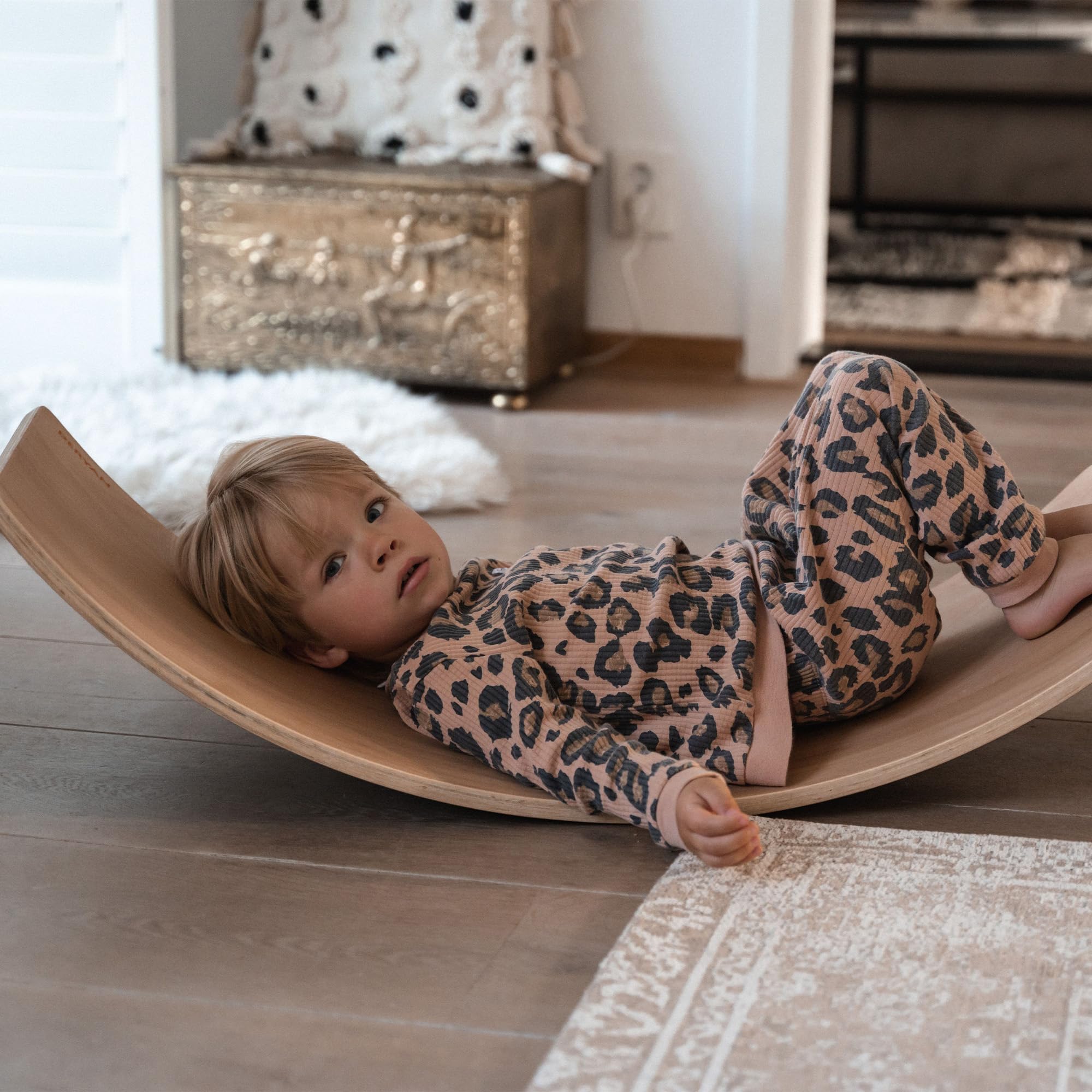 Deryan Balance Board Aus Holz Für Kinder