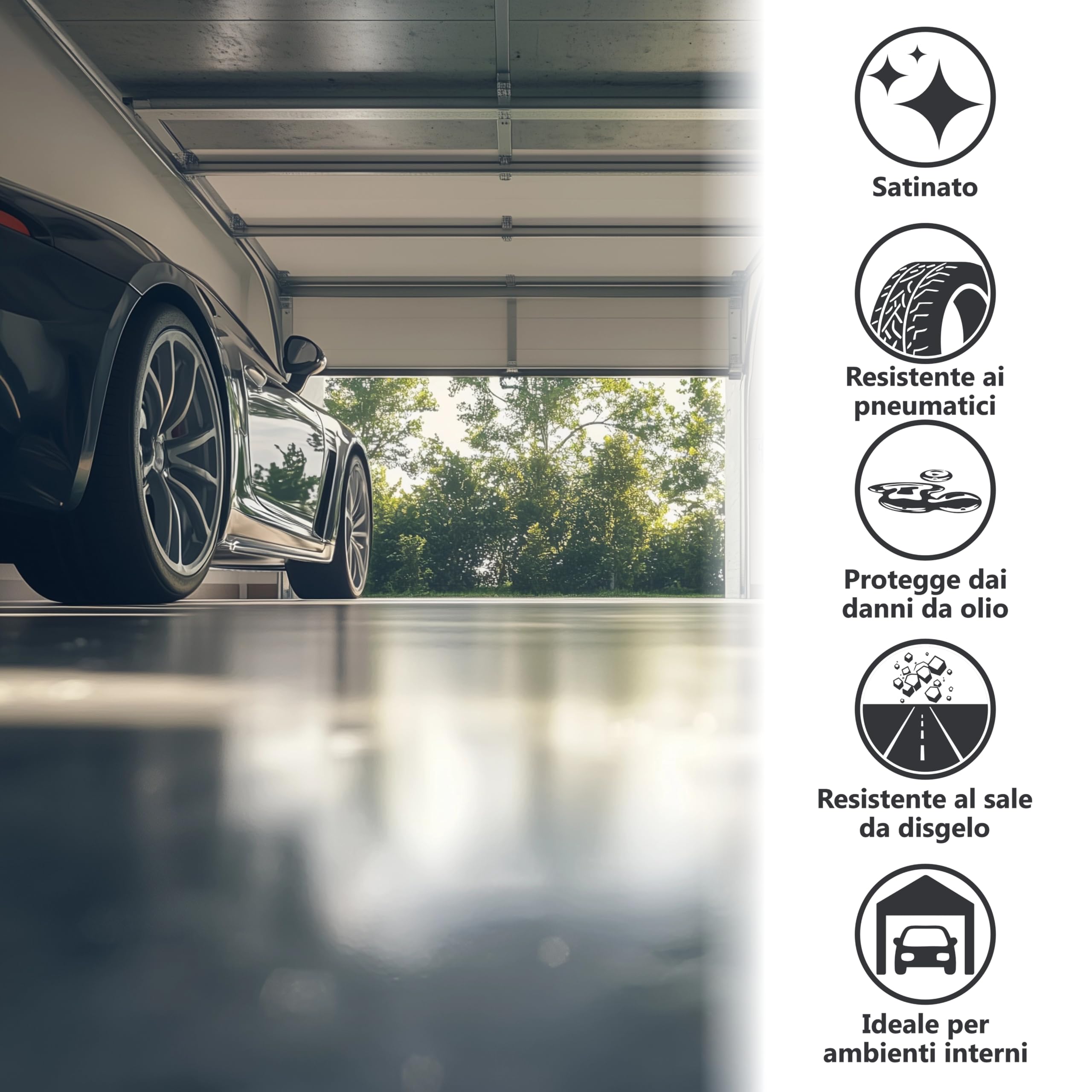 VERNICE BASE ACQUA PAVIMENTI GARAGE VERNIFER - Protettivo Acrilico Ad Alte Prestazioni Per Cemento Resina E Ceramica - Foto 7