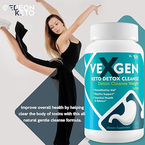 Miniatura 6 de Vexgen Keto Detox Cleanse - Limpieza de desintoxicación natural - Ayuda a reducir la hinchazón intestinal - Ayuda de desintoxicación - Apoyo