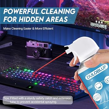 Compressed Air Duster: Computer Keyboard Cleaner