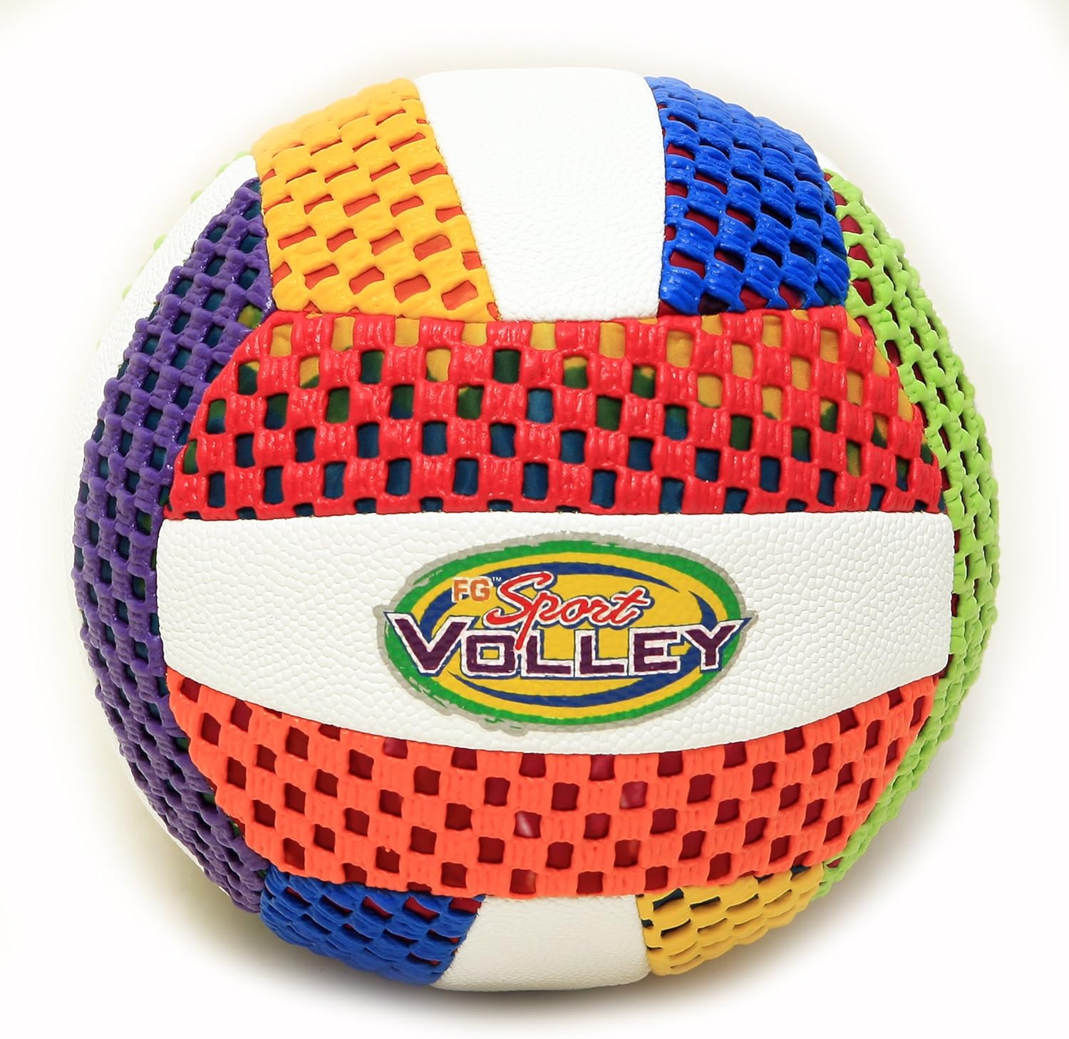 8.5" Sport Volleyball (Sting Free) White Pebble