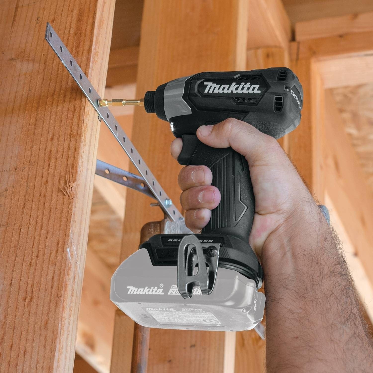 Makita XDT15ZB 18V LXT Lithium-Ion Sub-Compact Brushless Cordless Impact Driver (Renewed)