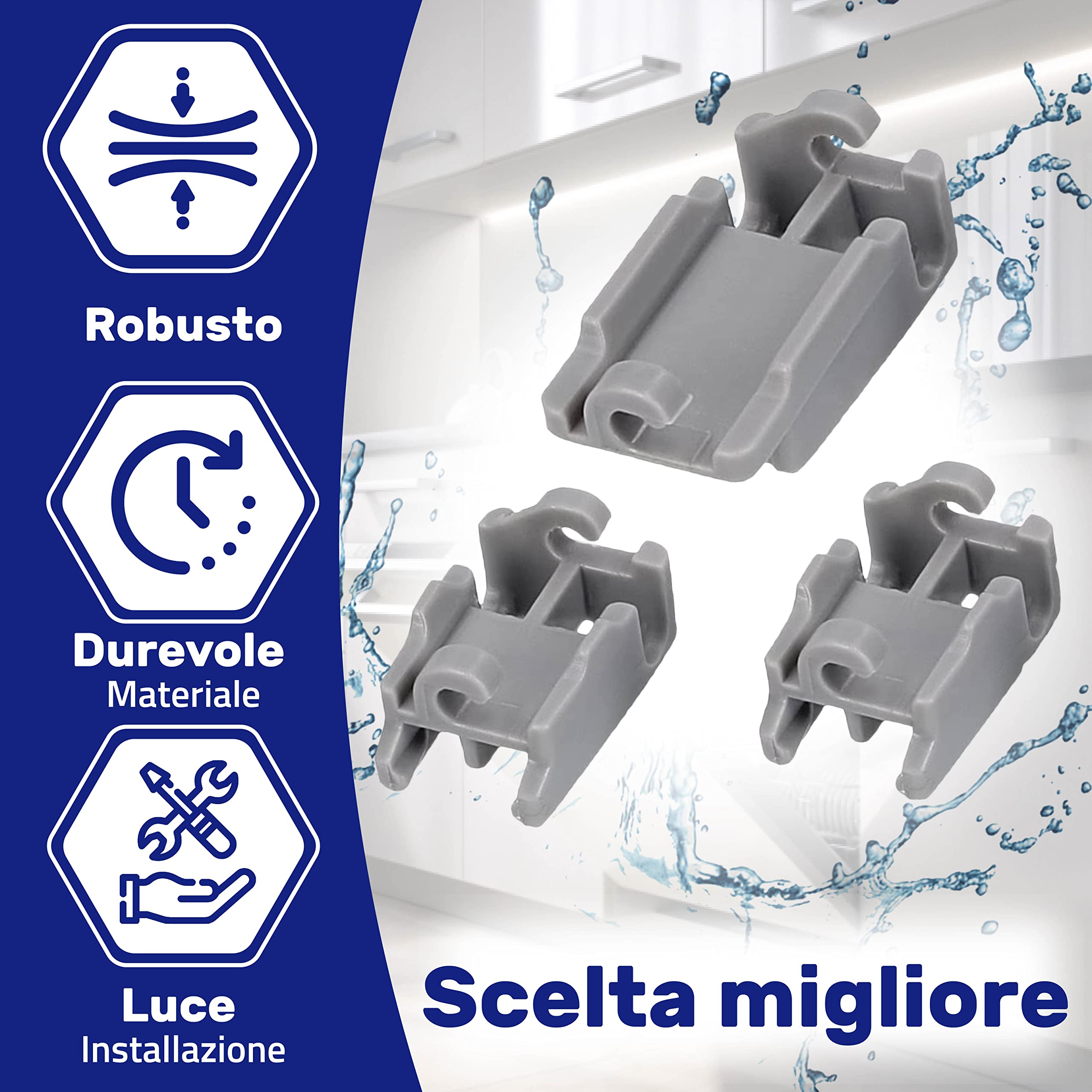 Rotelline per cestello superiore della lavastoviglie - 4055225132