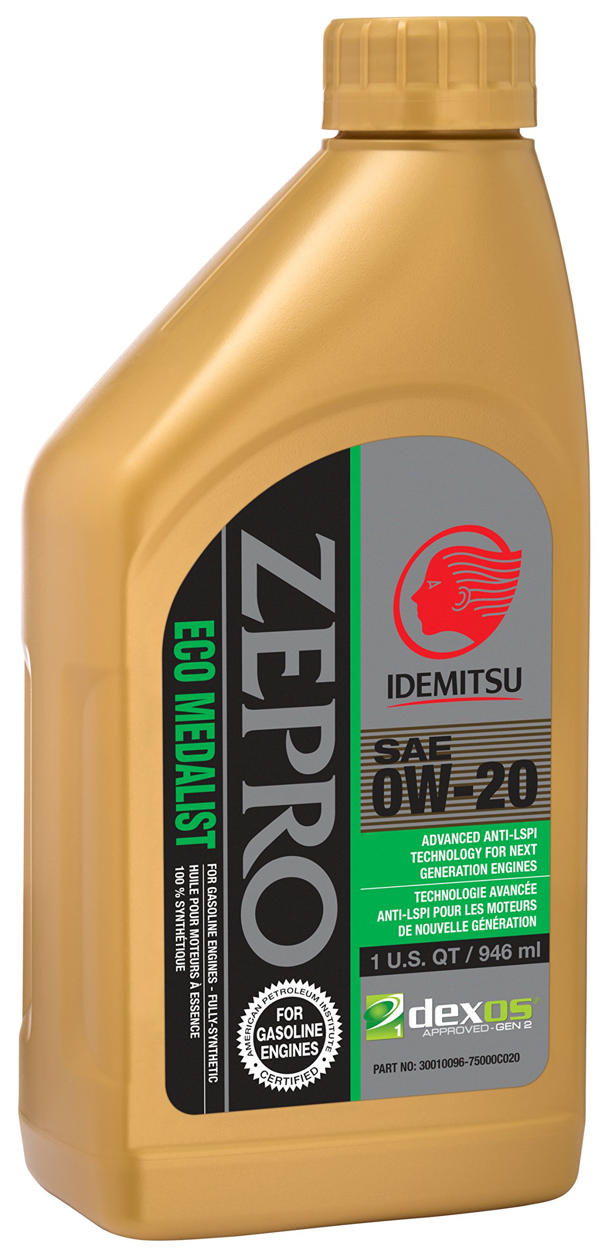 Amazon.com: ZEPRO Eco Medalist 0W-20 Engine Oil - 1QT, Dark Brown