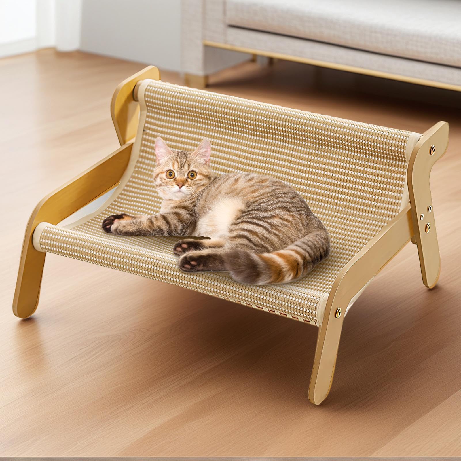 Katzen Kratz Couch,Kratzcouch Sofa | Kratzmöbel Mit Möbelschutz Für Drinnen Spielbereich Und Gemütlichen Ruhebereich