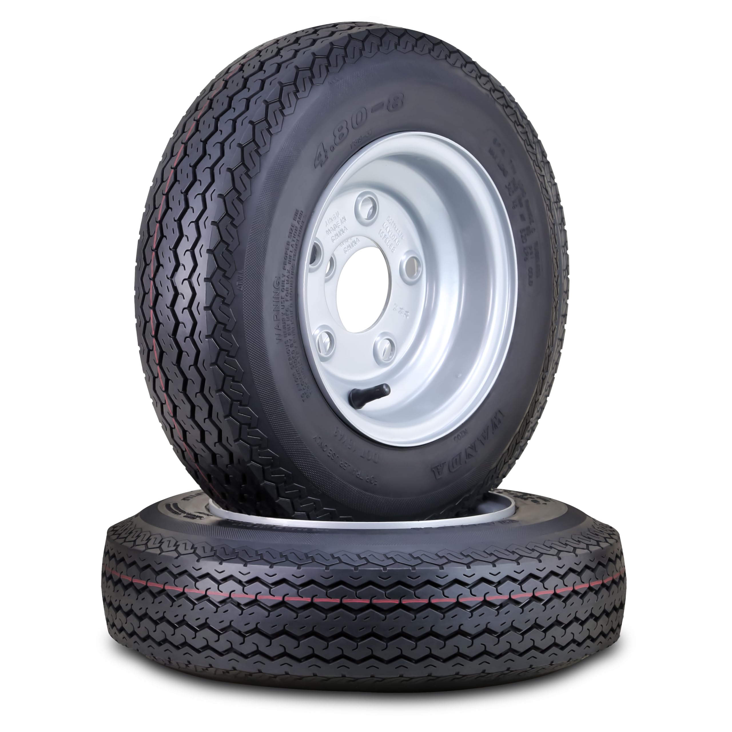 WANDA8インチタイヤ6PR4.80-8C Amazon.com: WANDA Trailer Tire Wheel Assembly 4.80-8 6-Ply C 70M