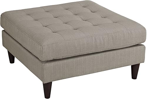 Miniatura 161 de Modway Sofá biplaza Empress en tela tapizada moderna de mediados de siglo, gris Gris,Laguna,Gris,claro,Celeste,verde azulado,Beige,Atomic Rojo