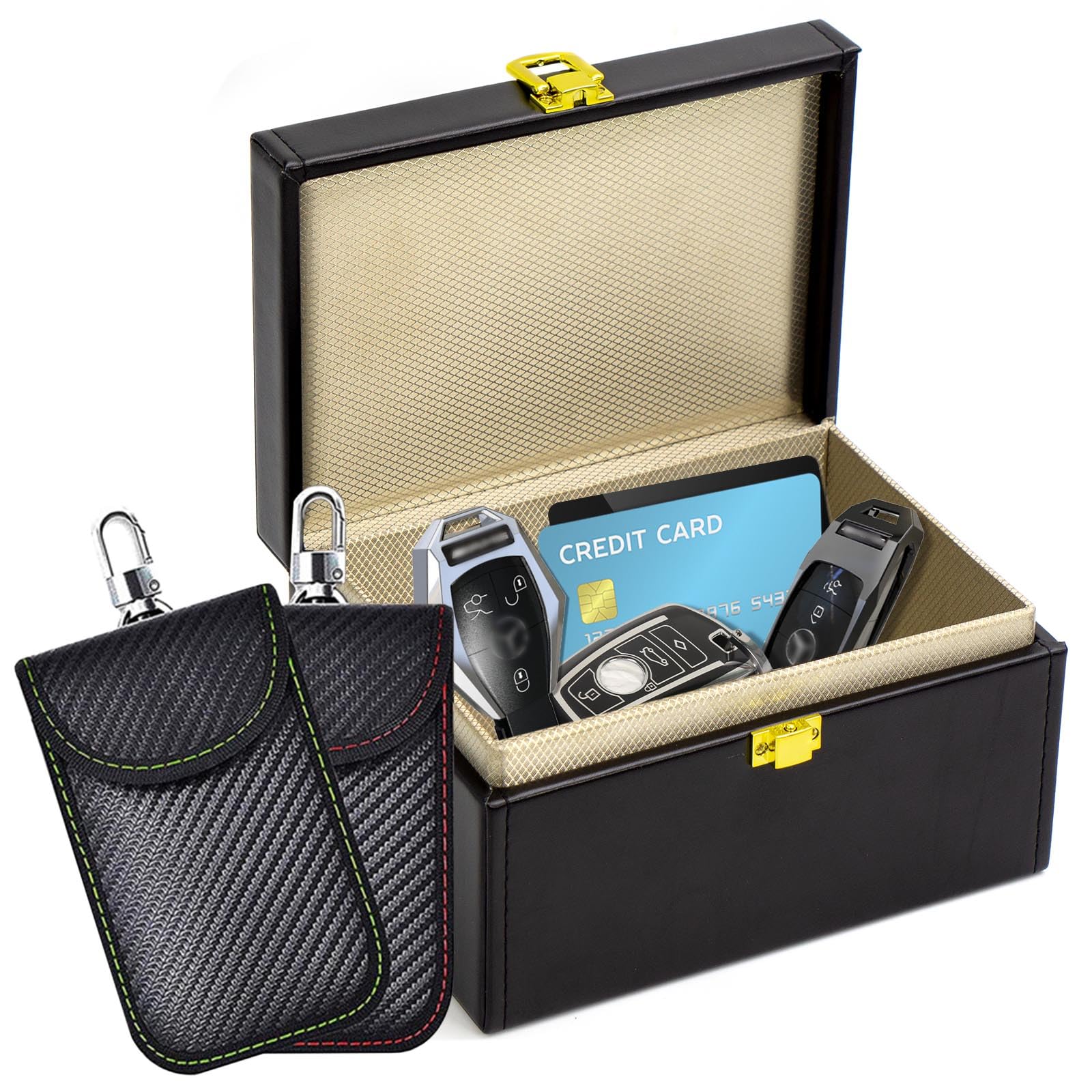 Boîte Faraday pour clés de voiture pour sécuriser votre véhicule au garage et en voyage