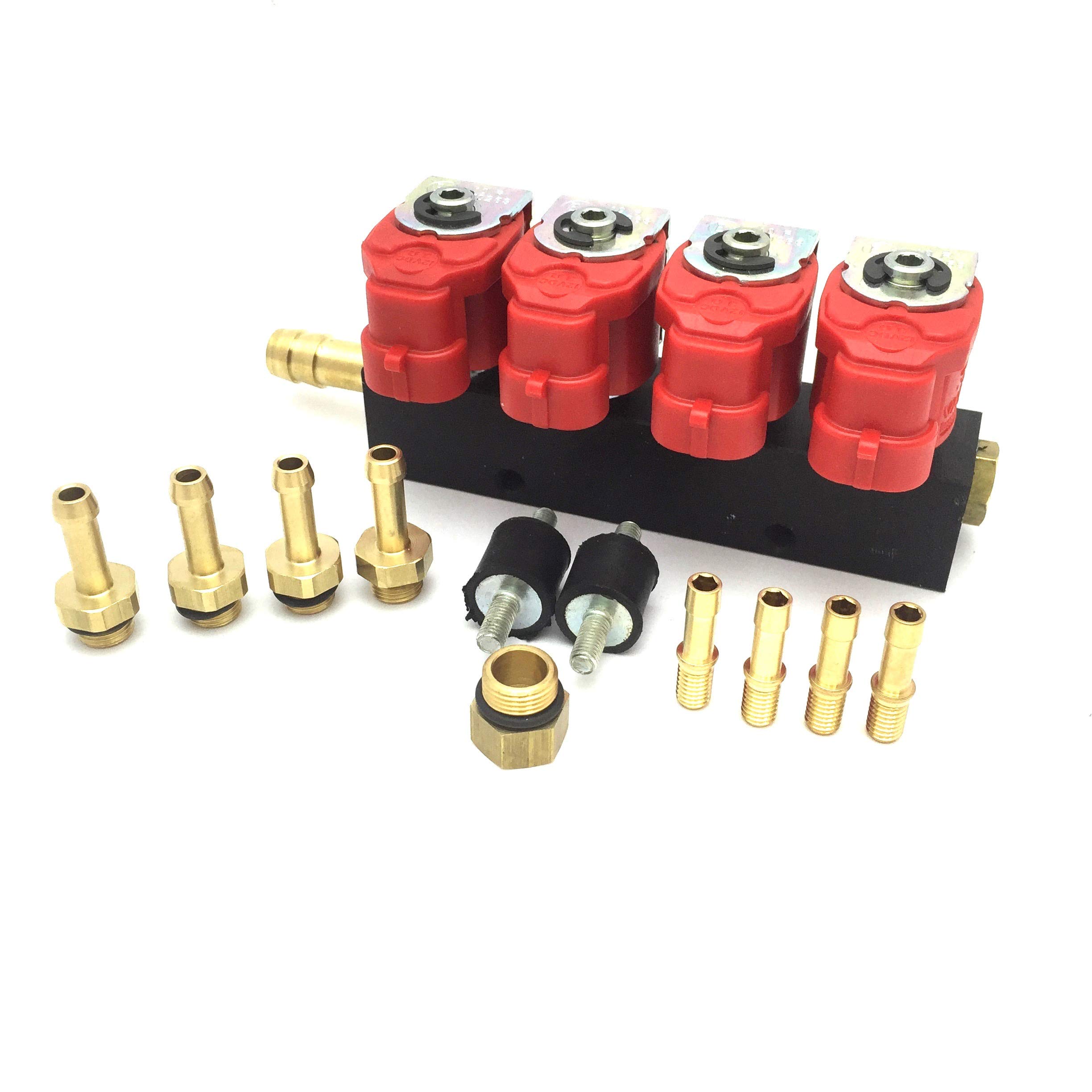 Valtek GPL 4 Cilindro Rail Tipo 30 3 Ohm con ugelli