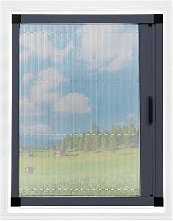 No Drilling Custom Retractable Window Screen Grey image