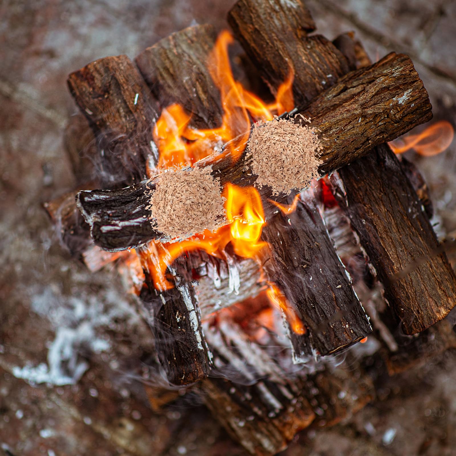 Toddmomy Trucioli di Legno di Hickory Sacchetto da 1 per Affumicatura Barbecue Migliora Sapore Affumicato per Grigliare e Cottura al Forno