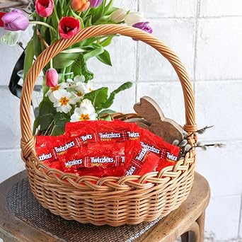 Strawberry Licorice Candy Bulk 2 lb, 95 Pieces Individually Wrapped - Geeoollah - Soft Chewy Red Candy for Party Favors, Office Candy Jar, Goodie Bags and Snacking