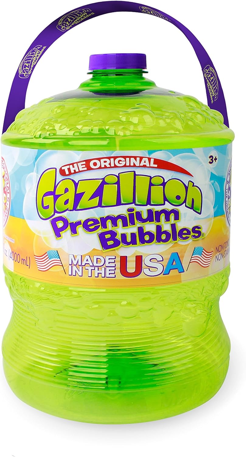 Gazillion Premium Quality 4 Litre MEGA BOTTLE Bubble Mixture/Solution