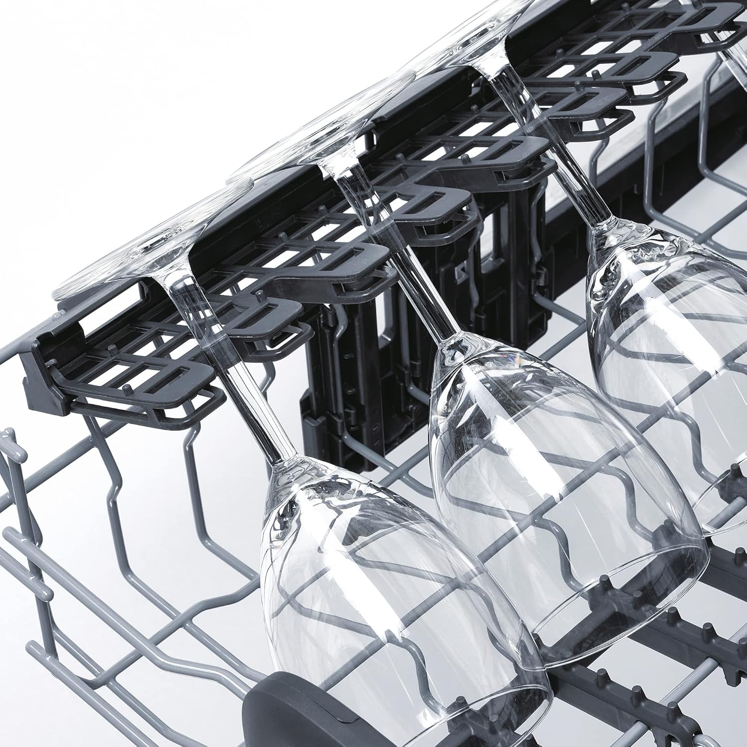 Close-up of RENODLAD dishwasher cutlery basket filled with utensils