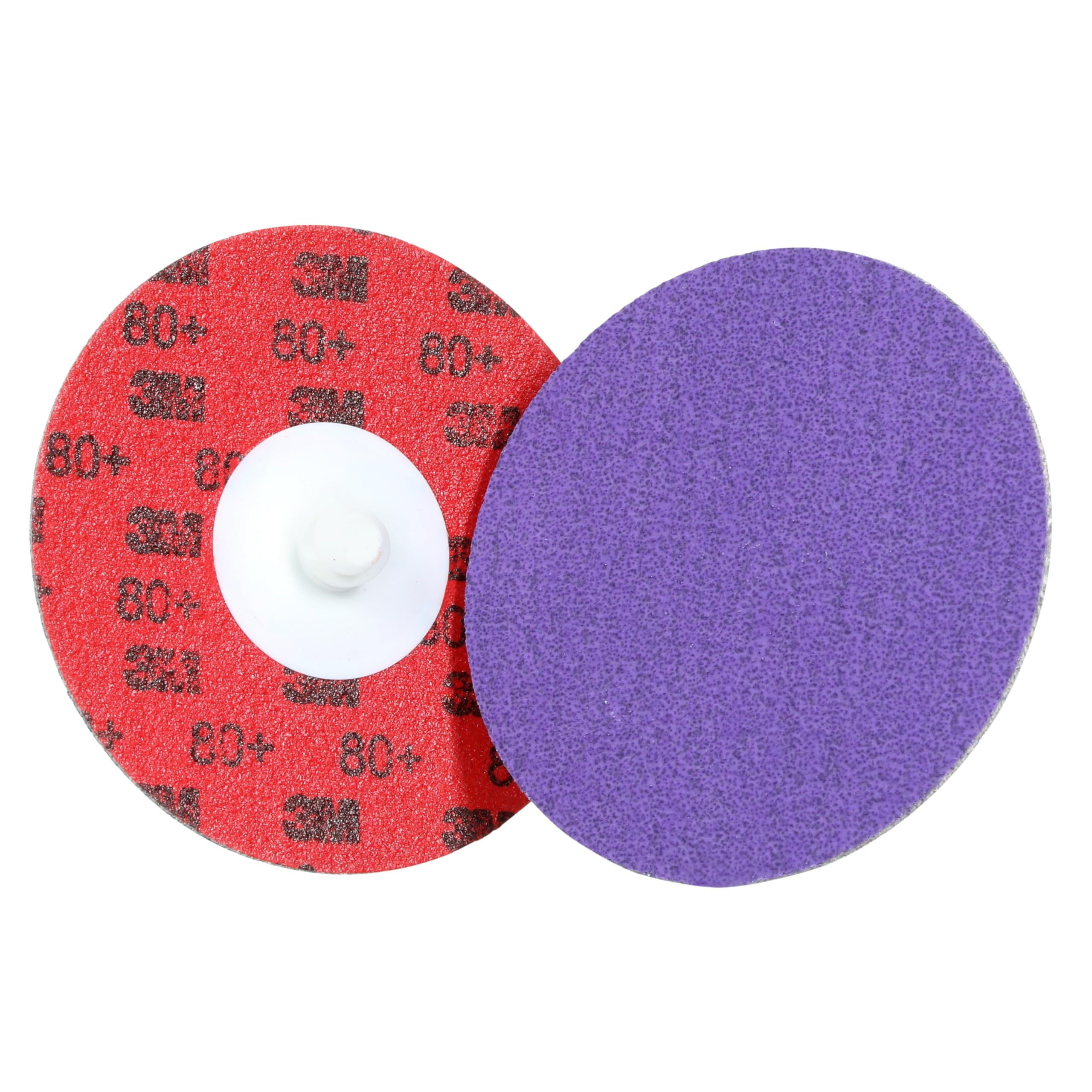 3M Cubitron 3 Roloc Durable Edge Disc 1184F, 36+ YF-weight, TR, Purple, 76 mm, 50/Carton - Image 2