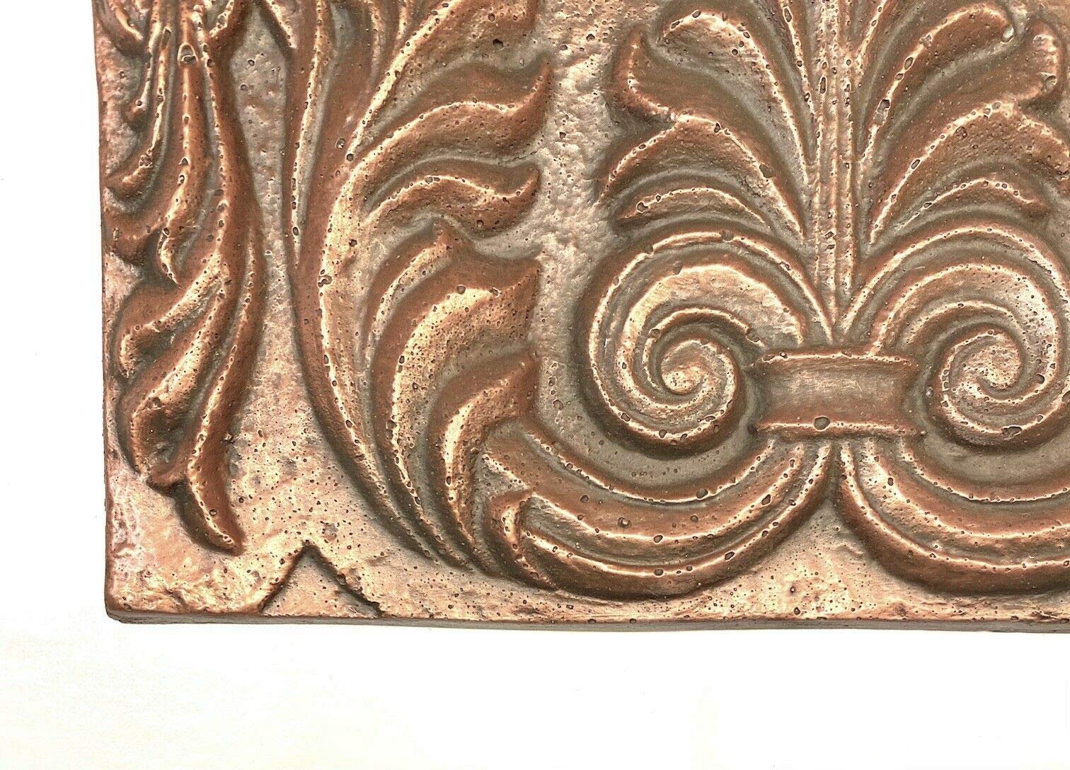 6x12 Firenze Copper Metal Resin Decor Accent Art Craft Tile Backsplash Tile