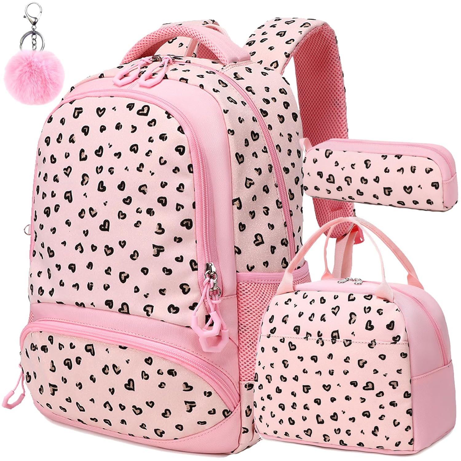 Unicorn Backpack for Girls School Backpack for Girls Unicorn Bookbag School Bag Set for Elementary Back to School