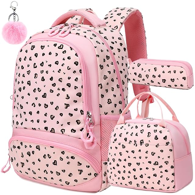 Unicorn Backpack for Girls School Backpack for Girls Unicorn Bookbag School Bag Set for Elementary Back to School